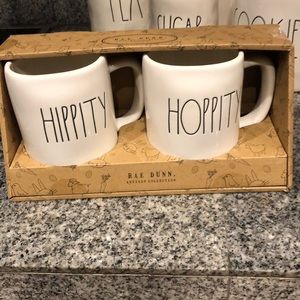 Rae Dunn Hippity and Hoppity Mug Set